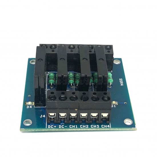 5V 4 Channel SSR Relay Module (Solid State Relay Module) with Fuse