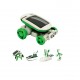 6 in 1 DIY Solar Powered Car Windmill Puppy Airboat Plane Learning Toy Kit