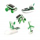 6 in 1 DIY Solar Powered Car Windmill Puppy Airboat Plane Learning Toy Kit