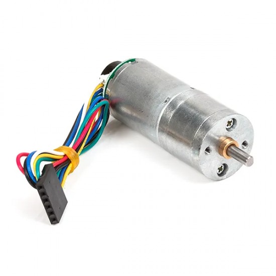 75:1 Metal Gearmotor 25Dx54L mm LP 12V with 48 CPR Encoder