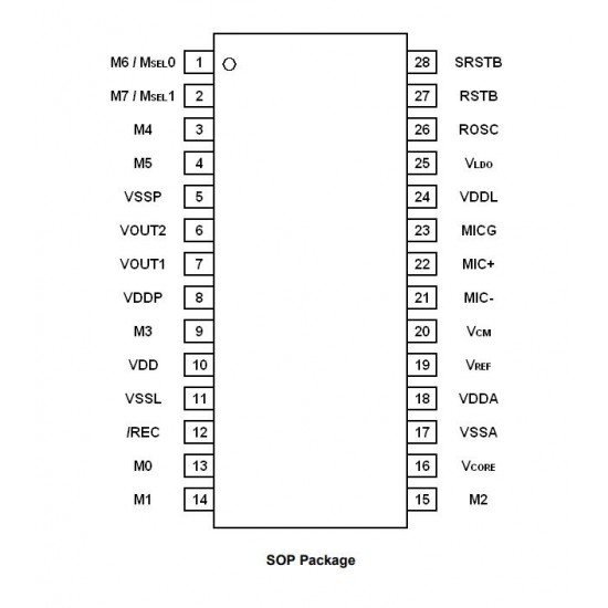 APR33A3 IC - 11 Minutes Voice Recorder & Playback IC