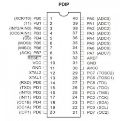 ATmega32 8 Bit ATMEL AVR Microcontroller