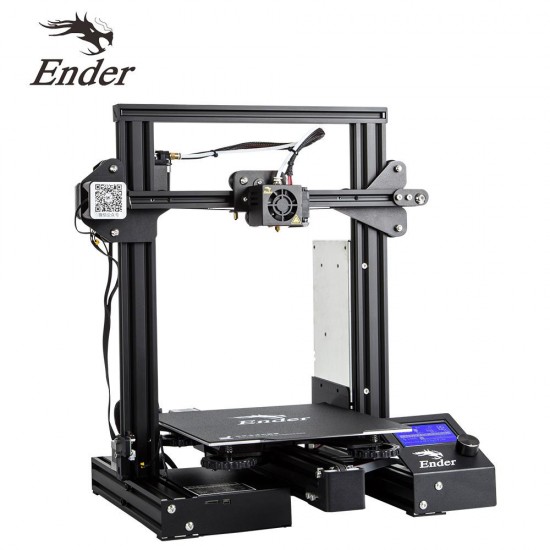Creality Ender 3 3d printer - 220x220x250mm Printing Size - Power Resume Function - MK10 Extruder - 1.75mm - 0.4mm Nozzle