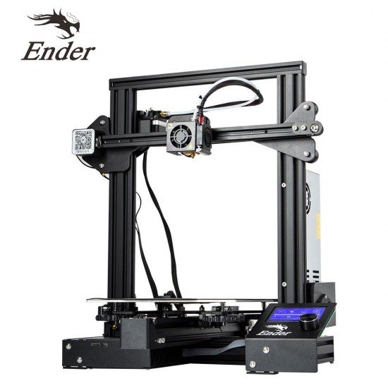 Creality Ender 3 PRO 3d printer - 220x220x250mm Printing Size - Power Resume Function - MK10 Extruder - 1.75mm - 0.4mm Nozzle