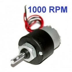 DC 12V 1000RPM Metal Geared Motor