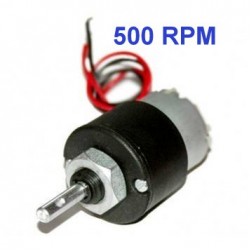 DC 12V 500RPM Metal Geared Motor