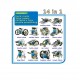 DIY 14 in 1 Educational Solar Transformers Robot Kit Toy