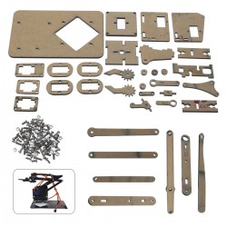 DIY Acrylic Robot Manipulator Mechanical Arm Kit (not-including Servo and Board)