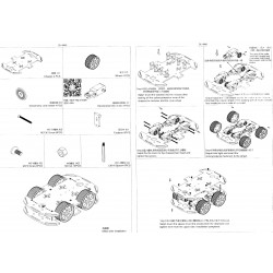 DIY Car Robot Kit - Chassis,4 x Motor,4 x Wheels and other Accessories