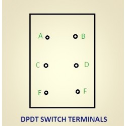 DPDT Switch for Wired Car Remote
