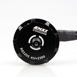 EMAX RS2205 KV2300 Brushless DC Motor for FPV Racing Drone – Black Cap (CW Motor Rotation)