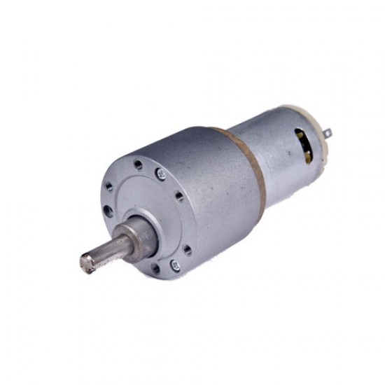 High Torque Side Shaft DC Metal Geared Motor -60RPM