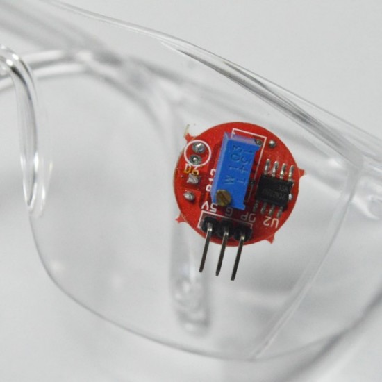 Infrared Eye Blink Sensor with Goggles