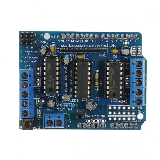 L293D Motor Driver Shield For Arduino