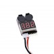LiPo Battery Voltage Checker 1S-8S with Buzzer
