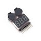 LiPo Battery Voltage Checker 1S-8S with Buzzer