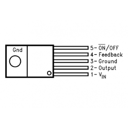 LM2576 Step-Down Voltage Regulator IC