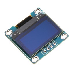 OLED 0.96" 4 pin I2C 128 X 64 DISPLAY MODULE- Blue