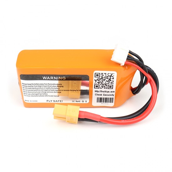 ORANGE 1500mAh 3S 30C (11.1 v) Lithium Polymer Battery Pack (LiPo)