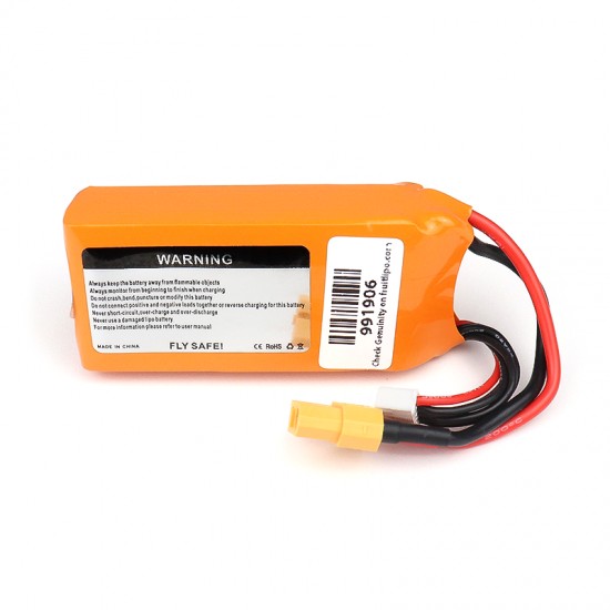 Orange 1000mAh 4S 30C/60C Lithium polymer battery Pack (LiPo)