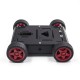 Metal Tank Robot Smart Car Chassis Kit (Black)