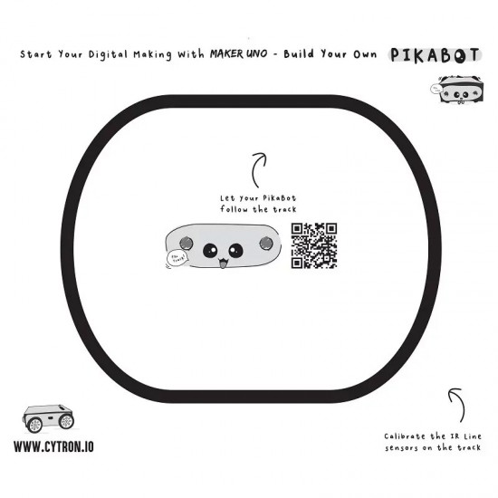 Cytron PikaBot – Maker UNO Smart Car Kit