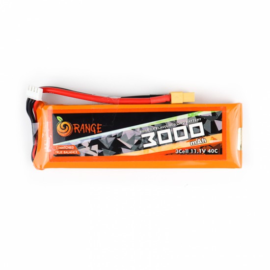 Orange 3000mAh 3S 40C/80C Lithium polymer battery Pack (LiPo)