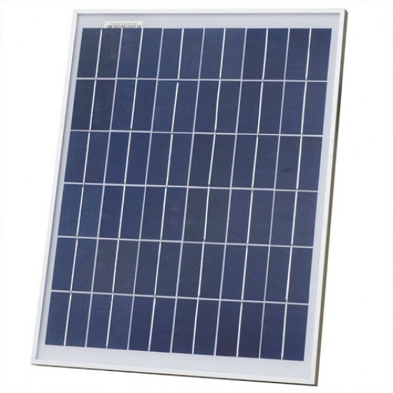 18V 20W 36-Cell Solar Panel (54 x 46 cm)