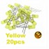Yellow LED 5mm Pack Of 20 (Light Emitting Diod)