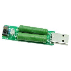 USB Charging Discharge Resistance Current Detection Load Tester