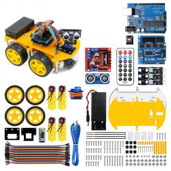 Ultrasonic Intelligent Bluetooth Robot Car Kit