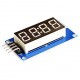 TM1637 4 Bits Digital Tube LED Display Module With Clock Display for Arduino
