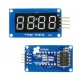 TM1637 4 Bits Digital Tube LED Display Module With Clock Display for Arduino
