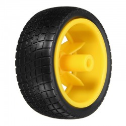 Smart Robot Car Tyres Wheels For Arduino BO Gear Motor Chassis