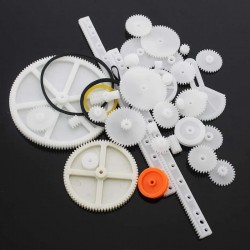 Rack and pinion gear pulley plastic sharft worm gear reducer for robot DIY assorted kit- 34 Kinds