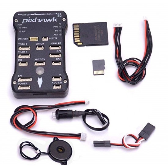 Pixhawk 2.4.8 PX4 32 Bit Flight Controller with Safety Switch and Buzzer for Drone