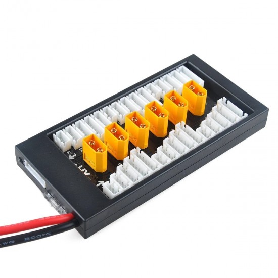 Parallel charging Board for 6 packs 2~6S (XT-60)