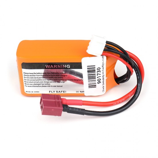 Orange 850mah 3s 30c Lithium Polymer Battery Pack (LiPo)