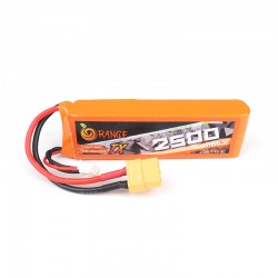 Orange Transmitter (TX) 2500mAh 2S 3C (7.4V) Lithium Polymer Battery Pack (Li-PO)