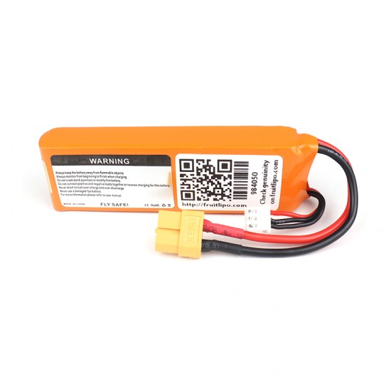 Orange Transmitter (TX) 2500mAh 2S 3C (7.4V) Lithium Polymer Battery Pack (Li-PO)