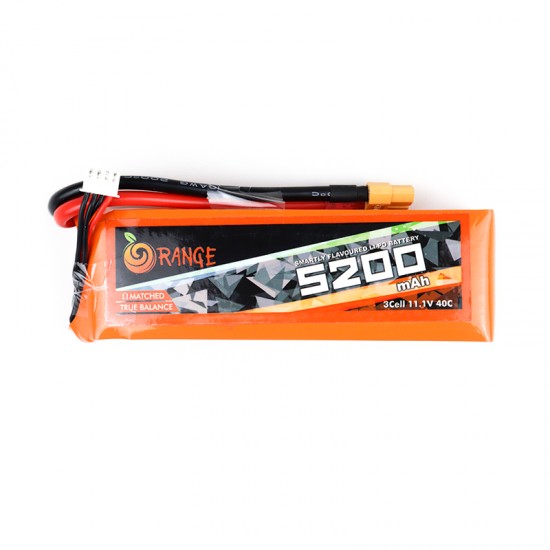 Orange 5200mAh 3S 40C/80C Lithium polymer battery Pack (LiPo)